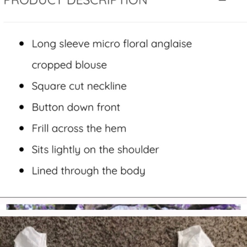 Eyelet Button Blouse - image 5